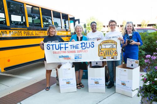 Stuff the Bus provides school supplies to students in need in West Michigan.