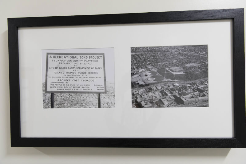 Historical photos of Belknap neighborhood in Grand Rapids