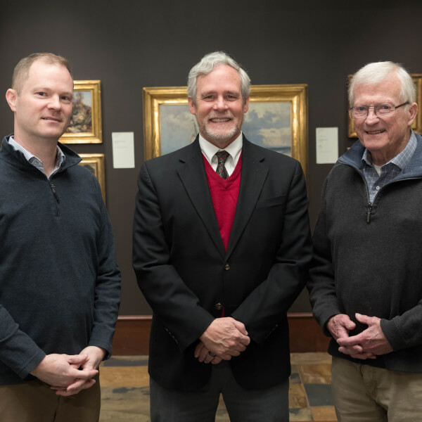 Brian Hauenstein, Gleaves Whitney, and Ralph D. Hauenstein, from left.
