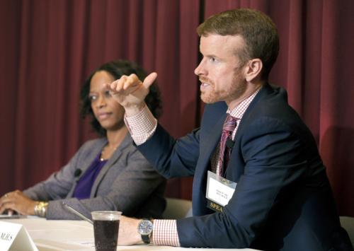 Yasmin Hurd, left, and Kevin Hill