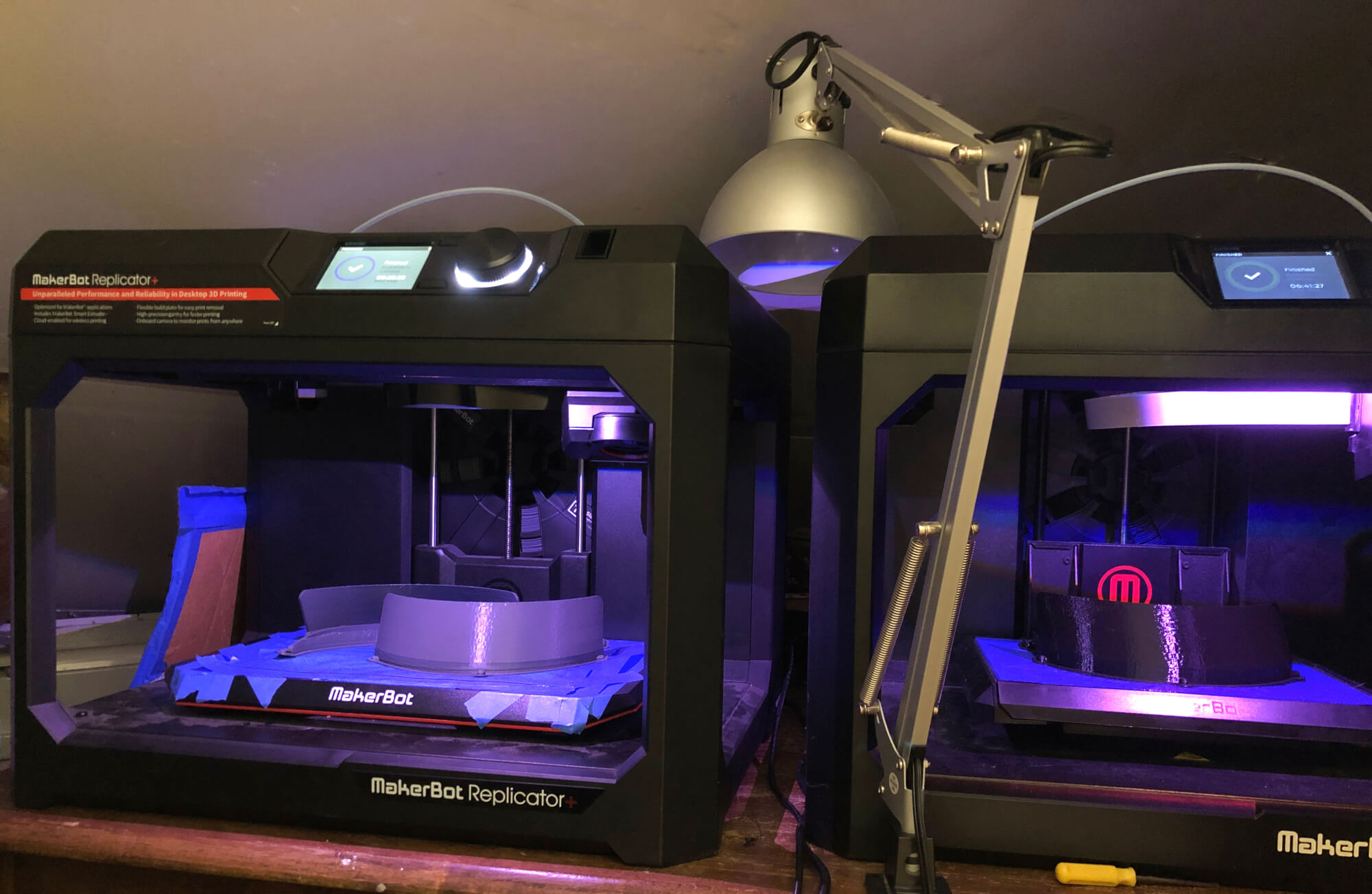 Faculty artists use university 3D printers to help create face shields