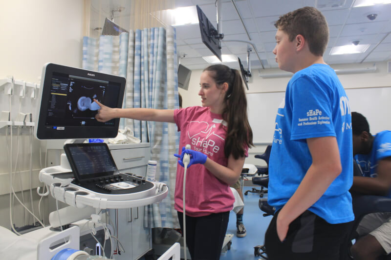 Area teenagers were able to experience what it's like to be a physical therapist, sonographer, speech-language pathologist and other health professions during a summer camp held at Grand Valley.