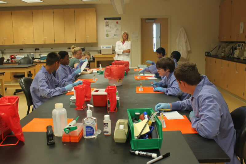 Area teenagers were able to experience what it's like to be a physical therapist, sonographer, speech-language pathologist and other health professions during a summer camp held at Grand Valley.