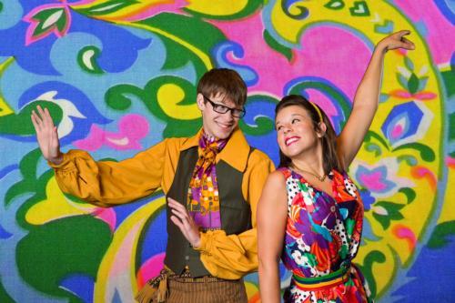 Parker Ykimoff and Emilee Miller portray Bertram and Helena in 