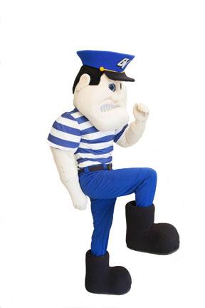 A campaign featuring Louie the Laker urges the campus community to take the stairs when possible.