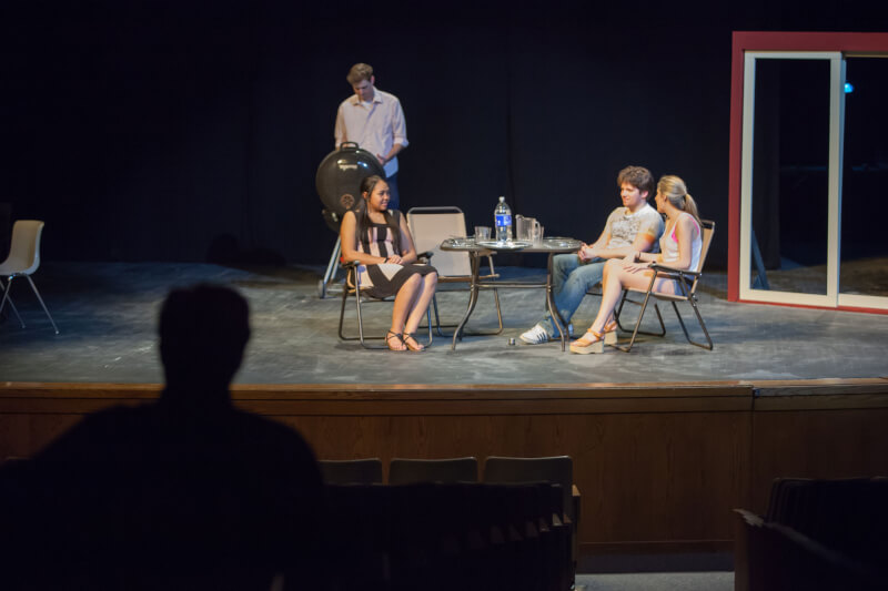 The cast of "Detroit" performing during a dress rehearsal.