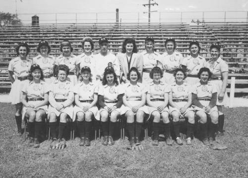 The Grand Rapids Chicks. Photo courtesy Northern Indiana Center for History.