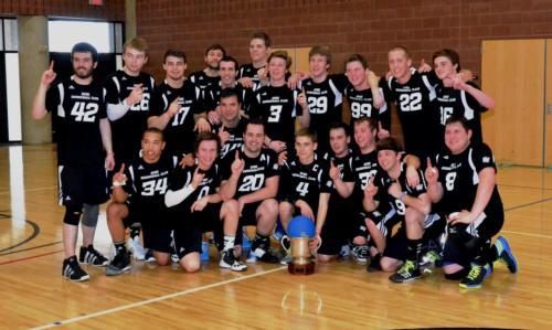 The Dodgeball Club took first place at the NCDA national championship. Photo courtesy of Mark Trippiedi.