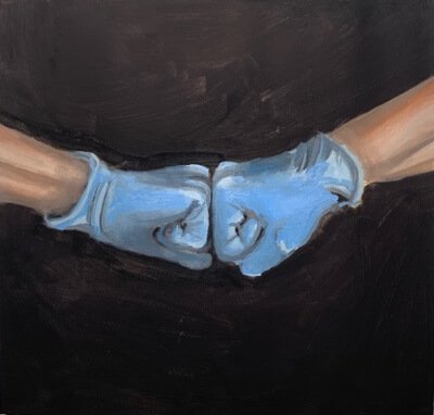 A painting by Katie Daiek