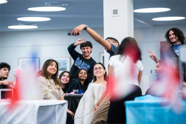 students inside Kirkhof Center during Multicultural Festival