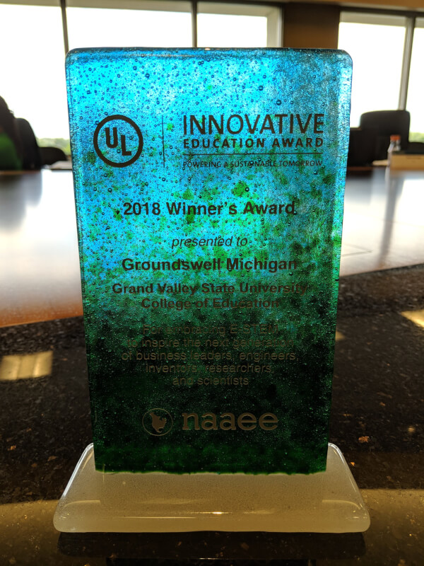 Groundswell has been named a winner of the 2018 UL Innovative Education Award (ULIEA) and $25,000.&nbsp;