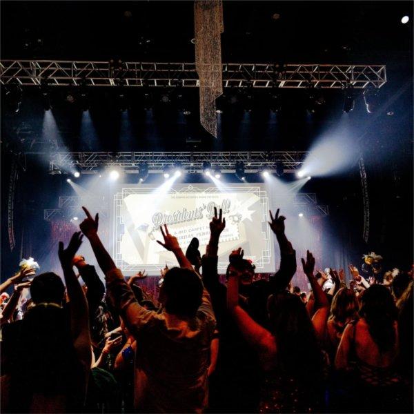 Students take to the dance floor at the President's Ball at GLC Live at 20 Monroe February 28.