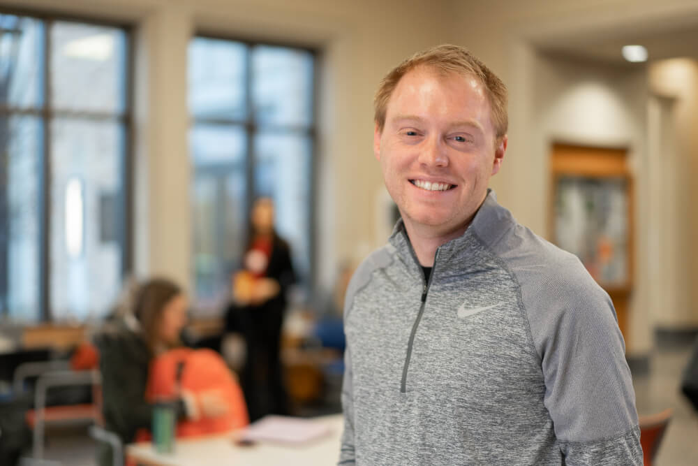 Matt Gira, entrepreneur-in-residence at Grand Valley's Center for Entrepreneurship and Innovation.