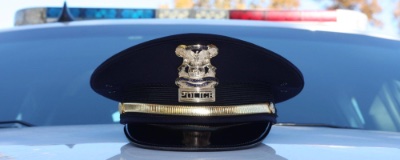 Picture of a Grand Valley State University Police hat