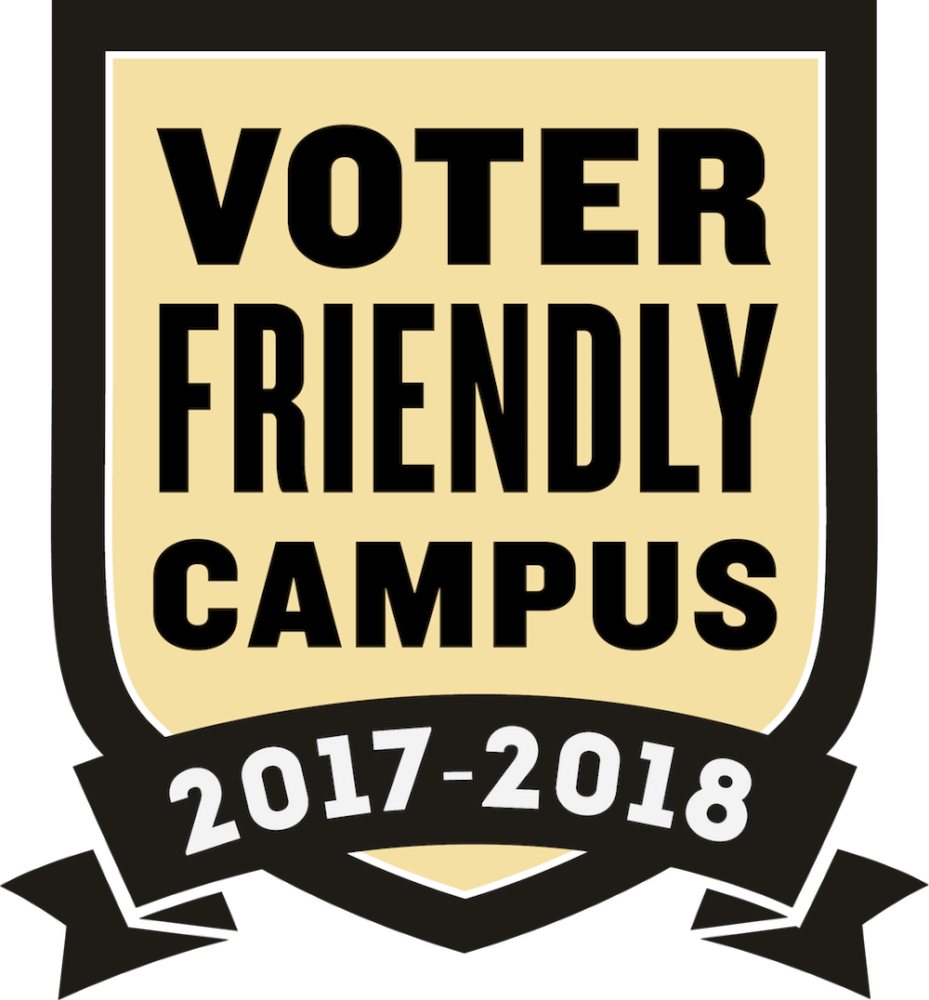 Grand Valley is one of 83 universities in the country to be named a Voter Friendly Campus. 