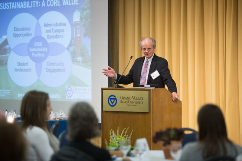 Norman Christopher, executive director of the Office of Sustainability Practices