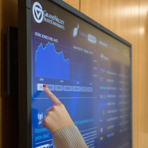 Photo of the inside of the L. William Seidman Center.