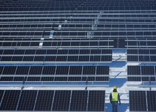 The 17-acre plant is located on the Allendale Campus. (Photo/Consumers Energy)