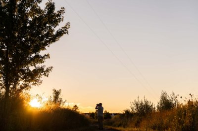 Michael Lombardo at study site.