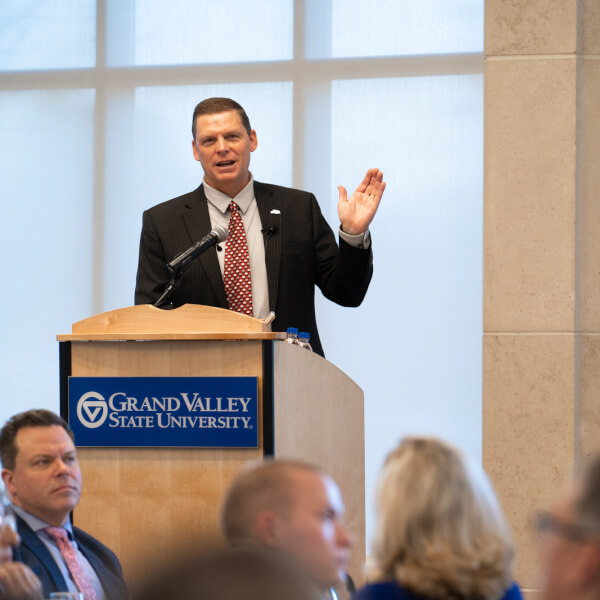 Tory Richardson, president and CEO of the Gerald R. Ford International Airport.