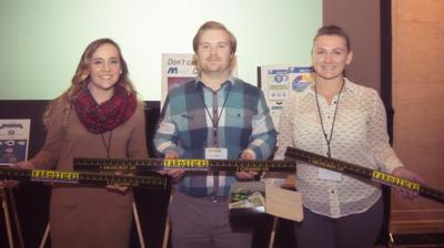 Mari Behovitz, Ben Kaluski and Jessica Krysinska. Photo courtesy Breanna Muller.