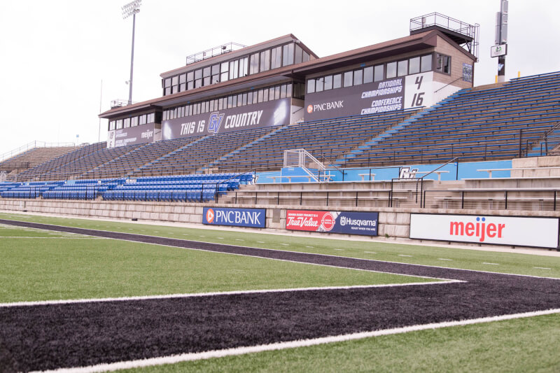 football stadium coaches suites, press box