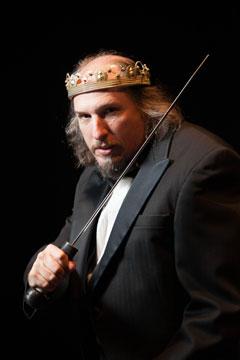 Guest artist Brian Webb Russell as Richard III