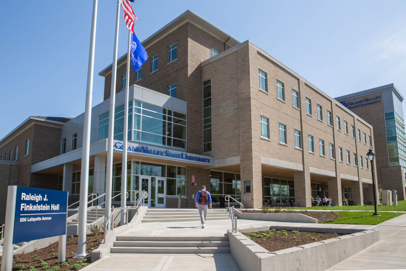 Raleigh J. Finkelstein Hall opened for classes this week on the Pew Grand Rapids Campus.