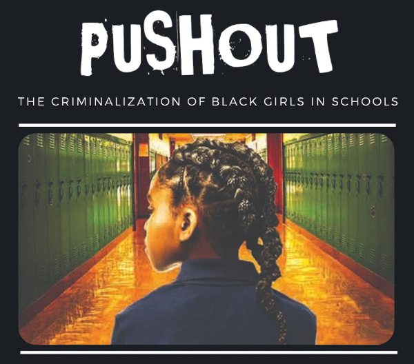 flyer for film Pushout: the Criminalization of Black Girls in Schools