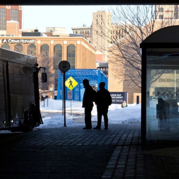 Photo of The Rapid bus in Grand Rapids.