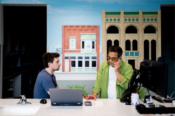 Paul Yu and Kyle Bernhardt at Little Red Dentistry