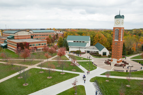 A photo of Grand Valley's Allendale Campus.