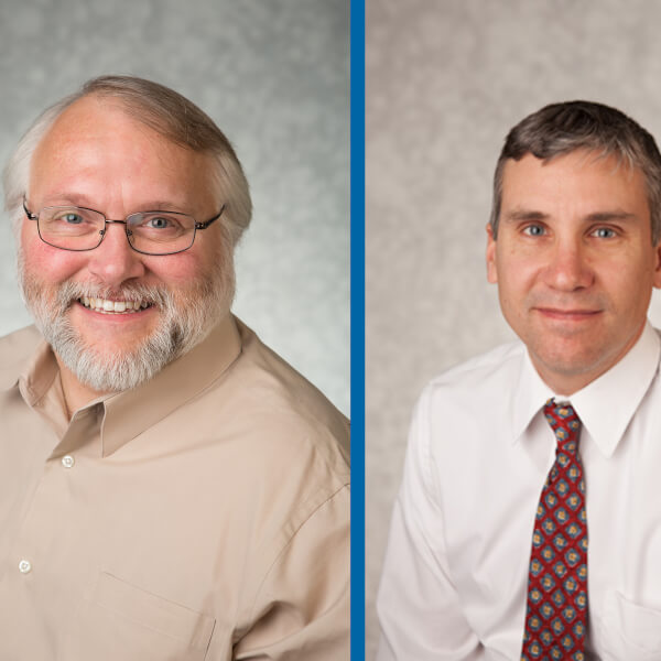 Paul Cornish, left, and David Leonard, right, will present at Student Senate's annual event November 17.