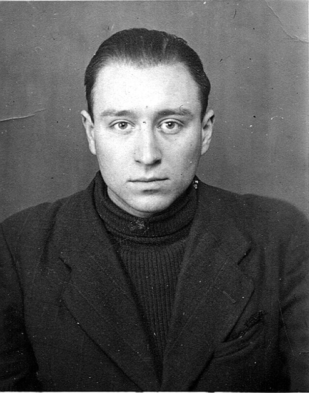 Joseph Stevens pictured in his Russian identification card in 1940.