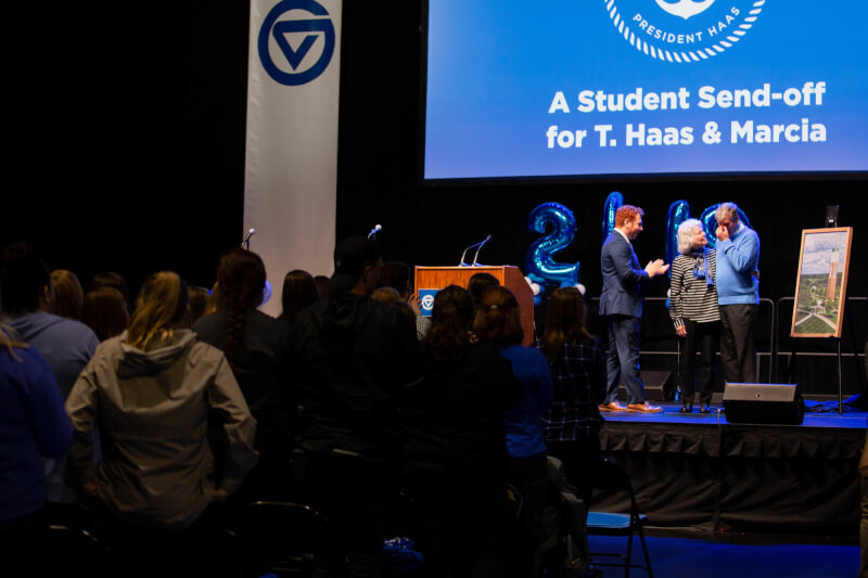 President Thomas J. Haas and Marcia Haas