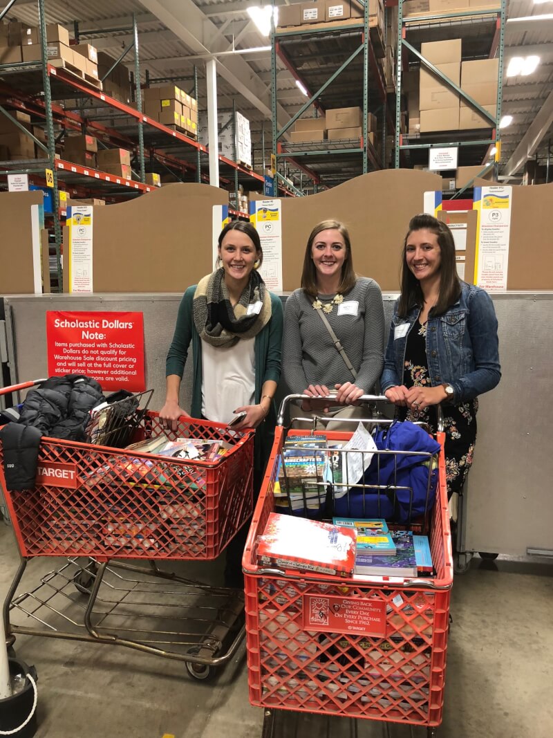 Recent graduates from the College of Education who are teaching in underserved Michigan public school districts received enough free books to establish a classroom library.