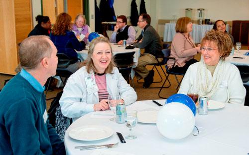 Participants at the Faculty and Staff Campaign kickoff are pictured. 