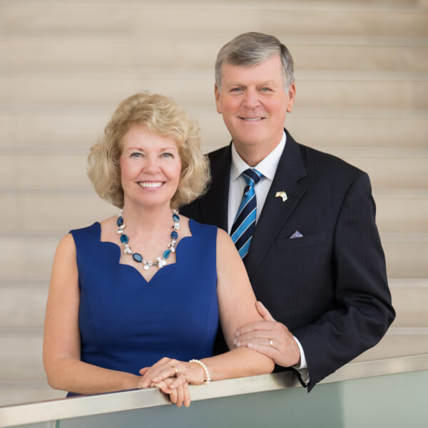 President Thomas J. Haas and Marcia Haas