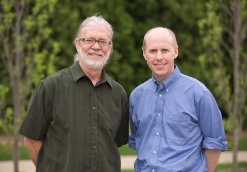 Russ Rhoads, left, and Jerry Scripps received Fulbright Scholar awards. 