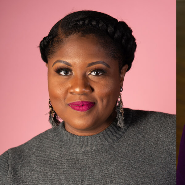 two head shots: Shannon Cohen and Pat Ver Duin