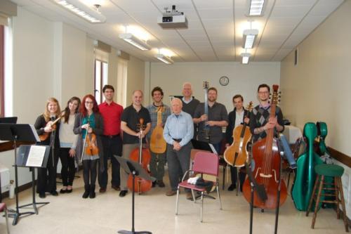 The Early Music Ensemble with renowned violinist Stanley Ritchie.