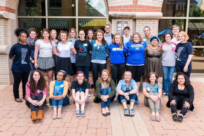 Photo of students at Interfaith Lab at Grand Valley.