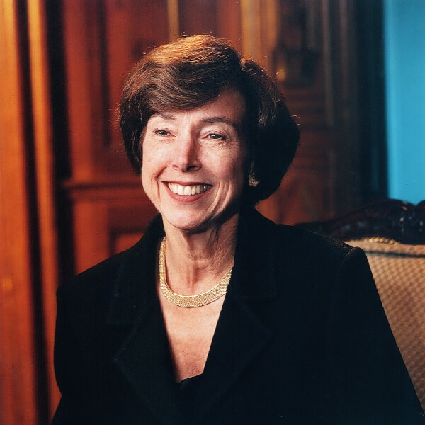 A portrait of Ambassador Carla Hills