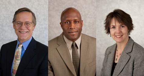 From left are Paul Reitemeier, James Edwards and Rebecca Davis.