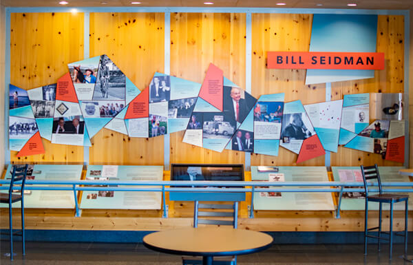 A display of the life and achievements of Bill Seidman