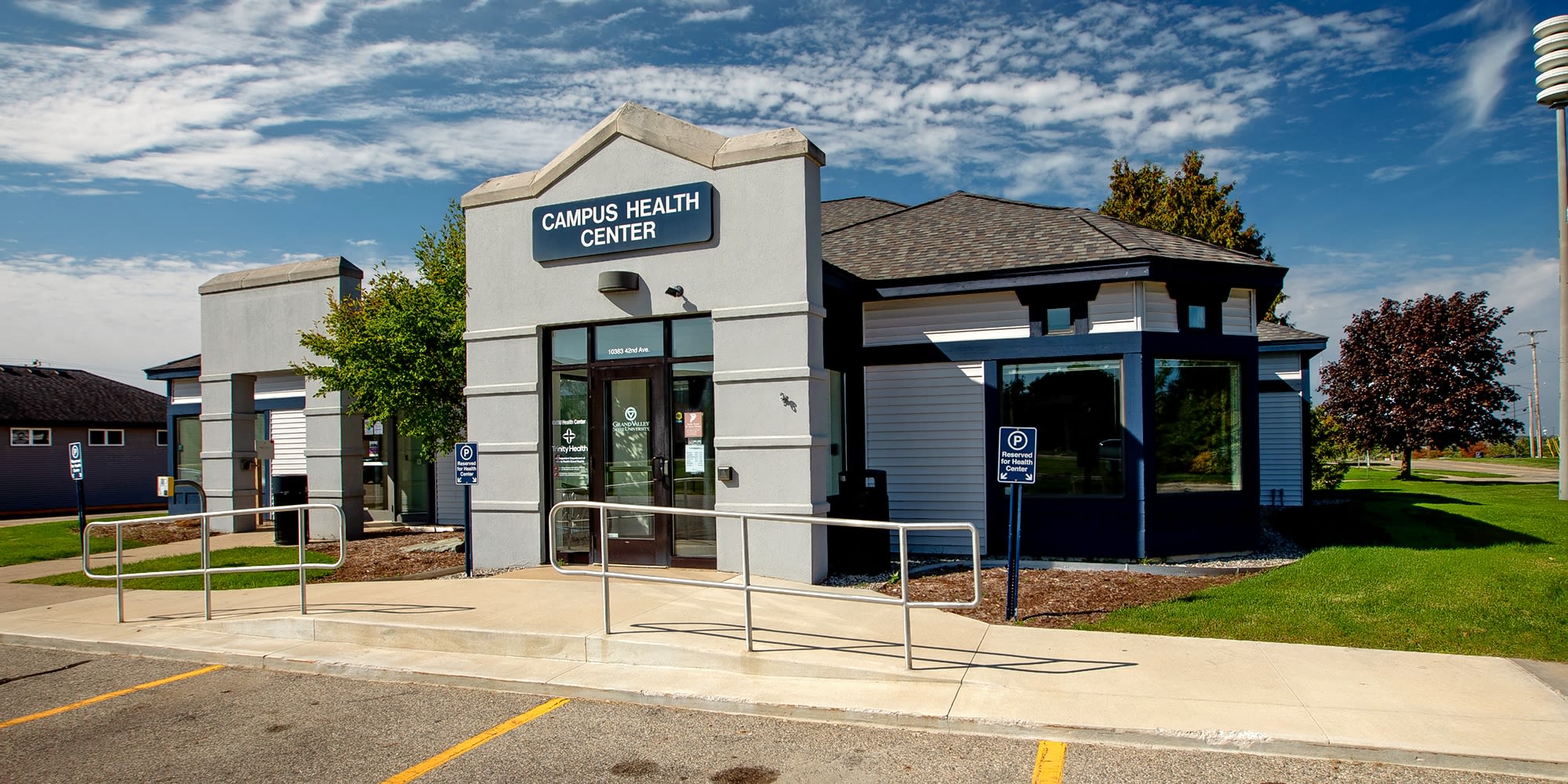 Campus Health Center exterior of building